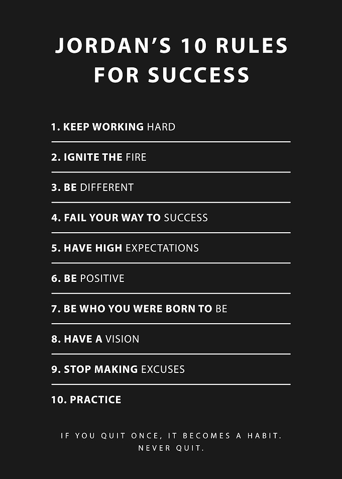 Jordan Rules For Success