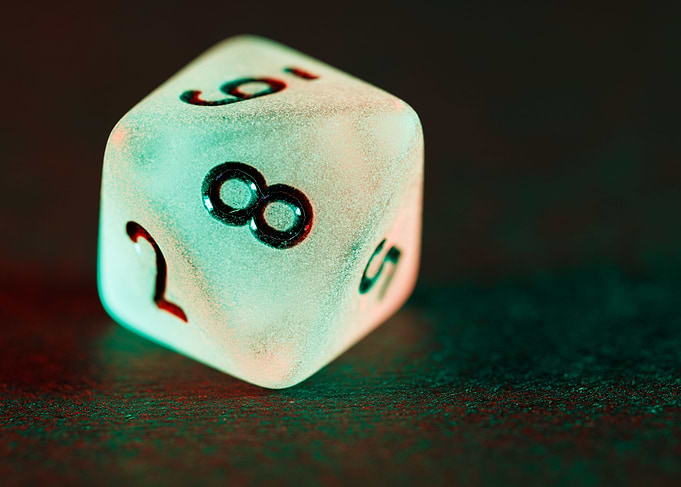 Dice for board game