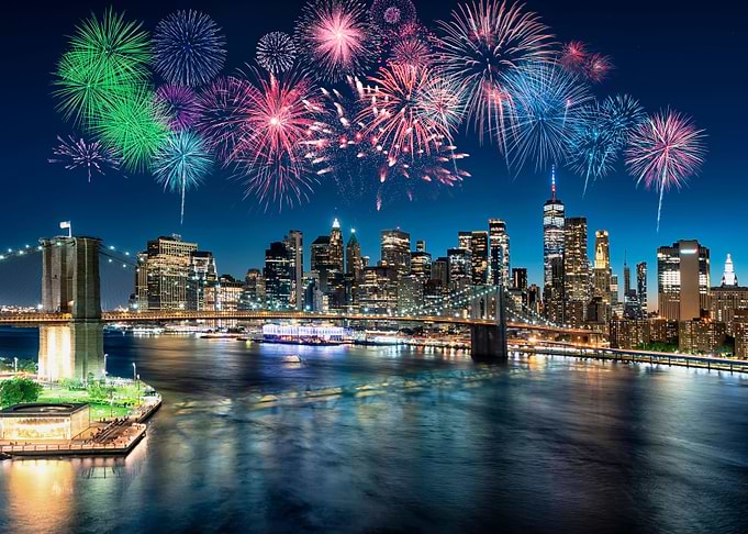 Fireworks in New York