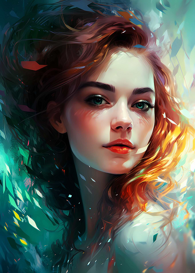Redhead Beauty Woman Model
