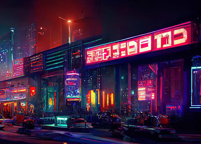 Cyberpunk Neon City