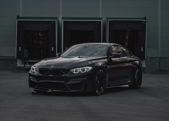 Black BMW Luxury car