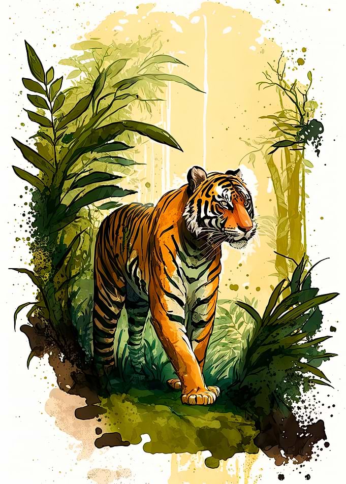Wild Jungle Tiger