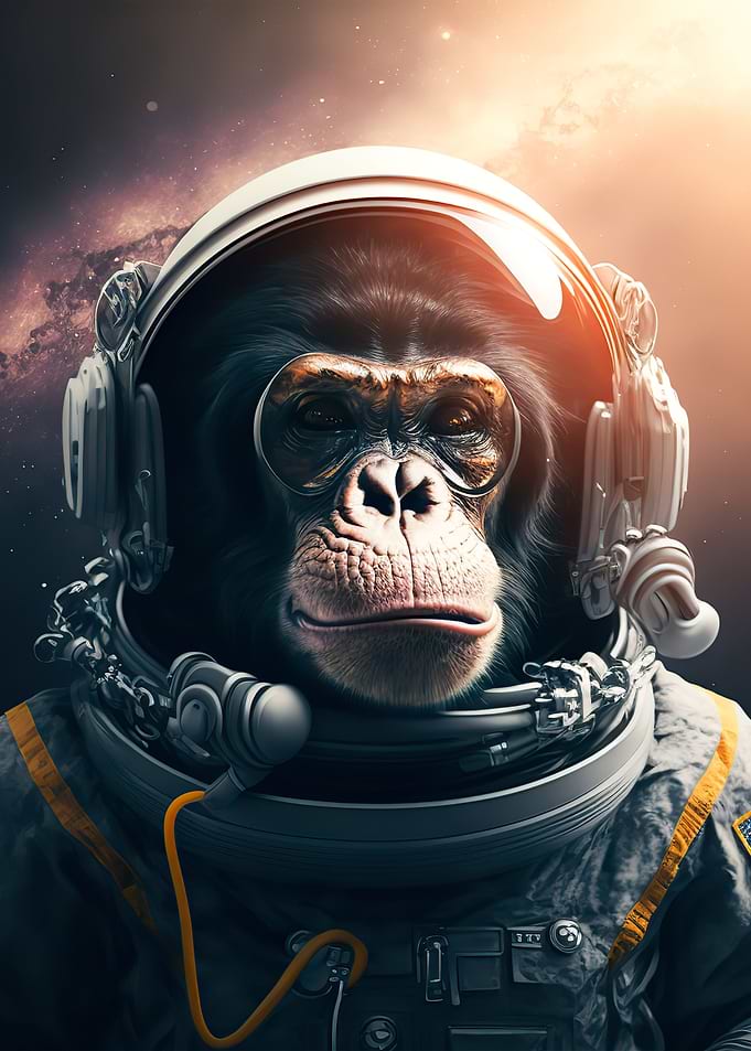 Chimp astronaut