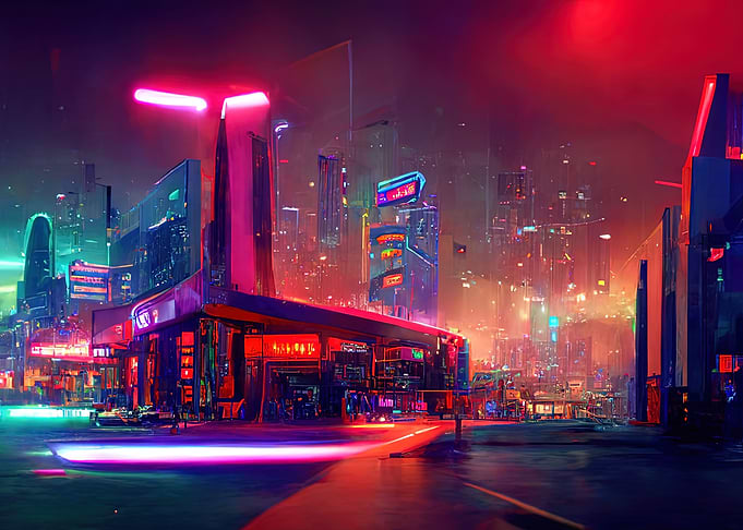 Cyberpunk Neon City