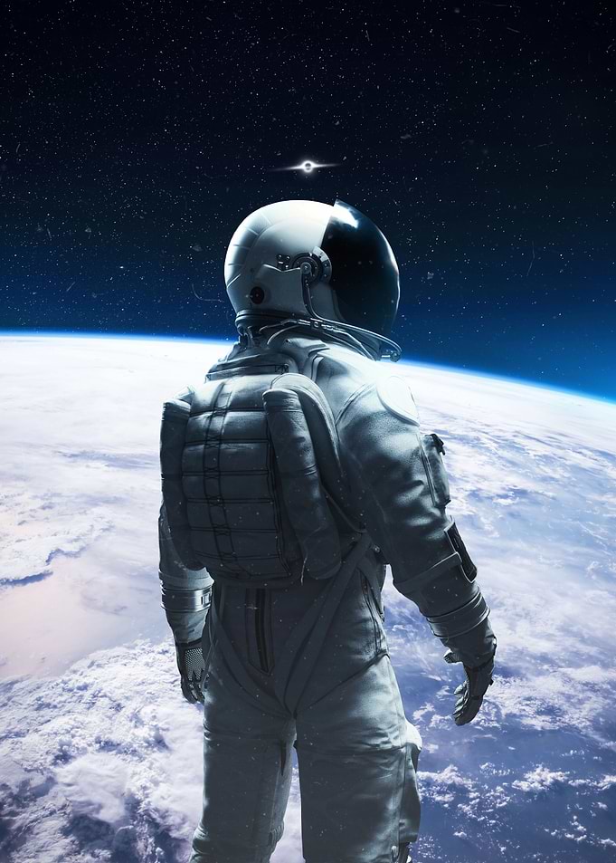 Astronaut + Earth