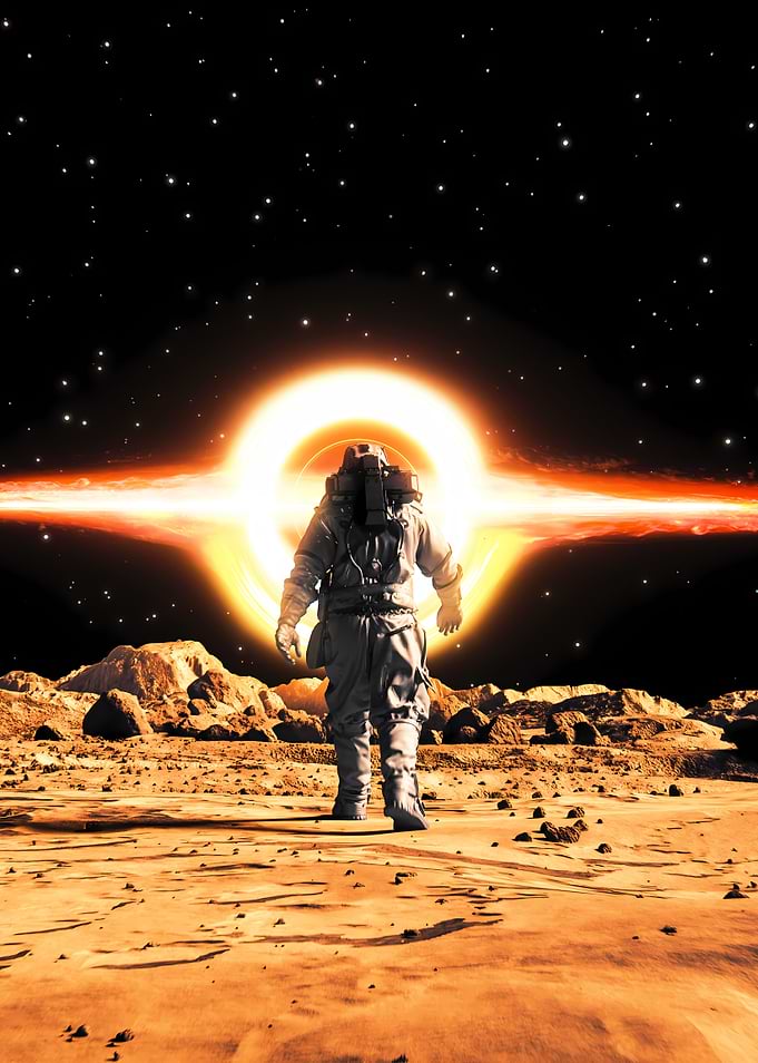 Astronaut on the mars