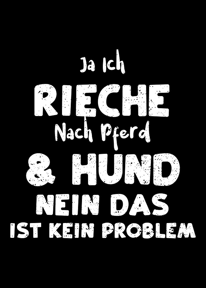 Ja Ich Rieche Nach Pferd