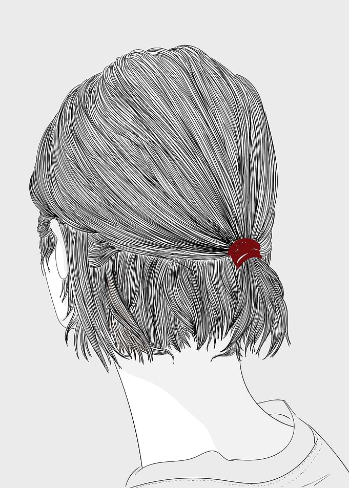 Short Hair Fashion Woman