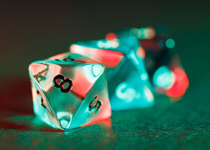 Dice for board game