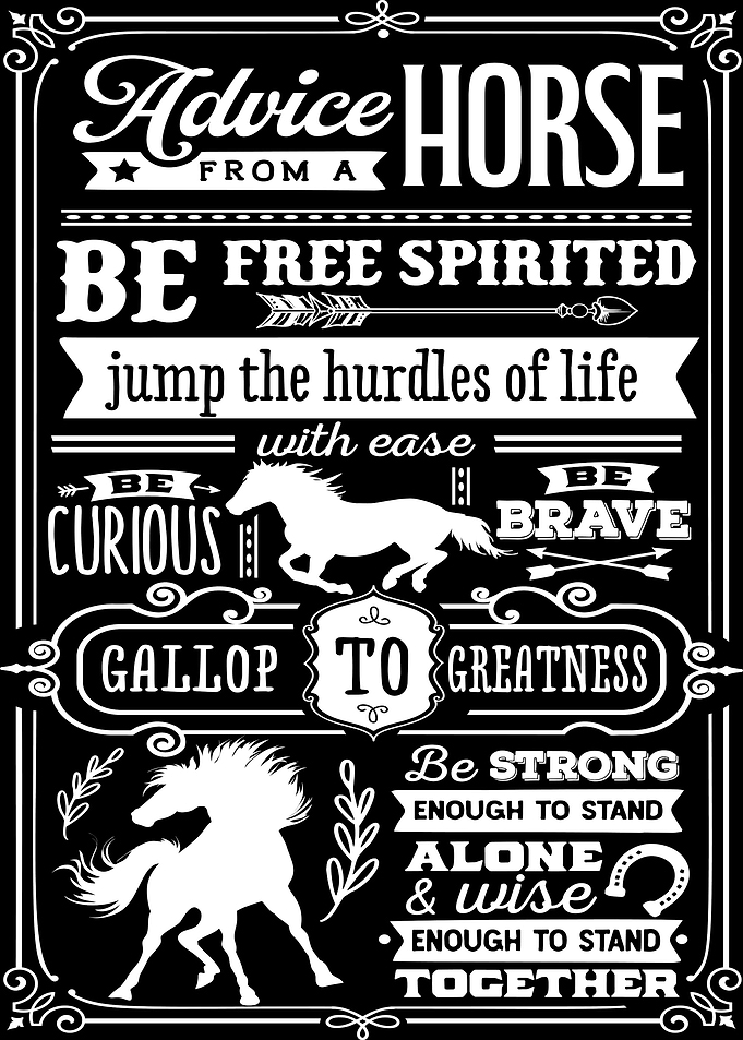 Advice From a Horse Poster