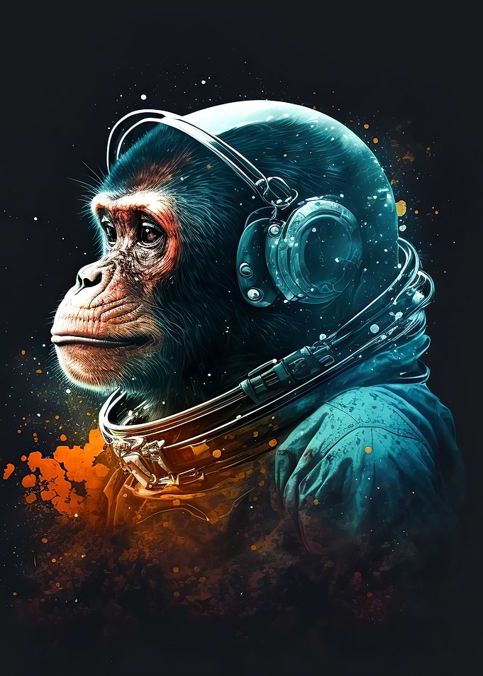 Chimp astronaut