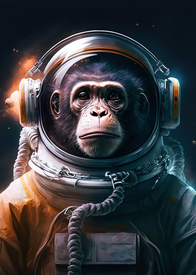 Chimp astronaut