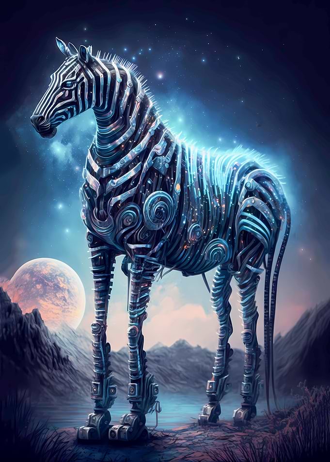 Zebra Angelic