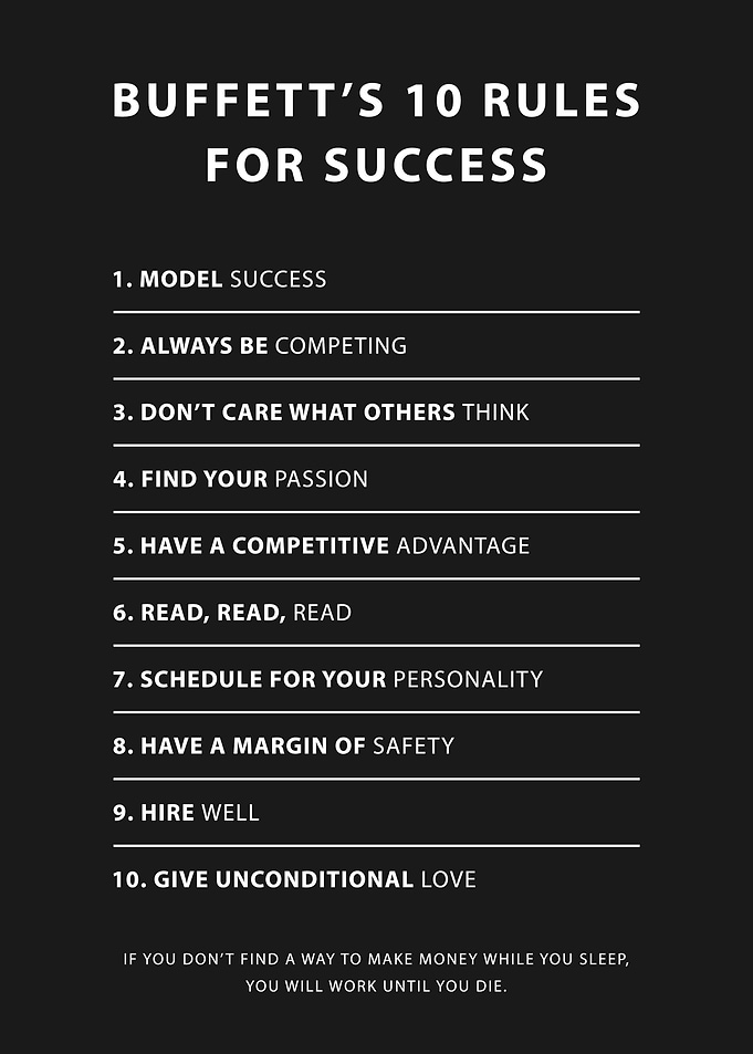 Buffett Rules For Success