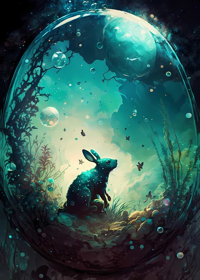 Rabbit Whimsical