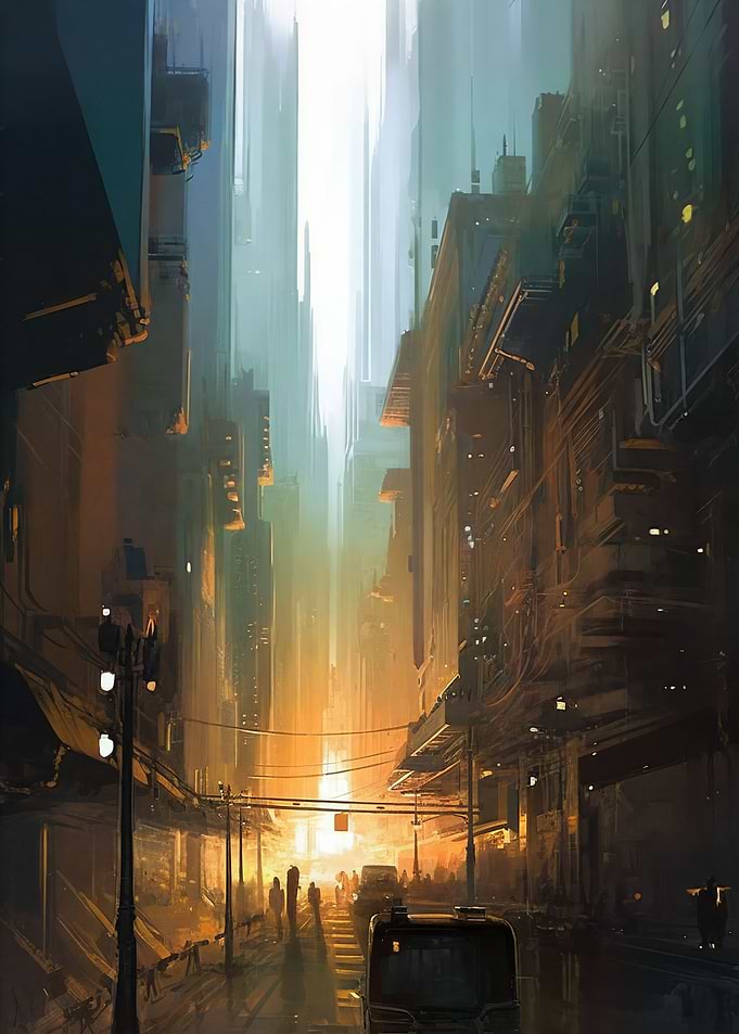 Shimmering Metropolis