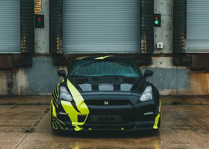 Black Nissan Sport Car