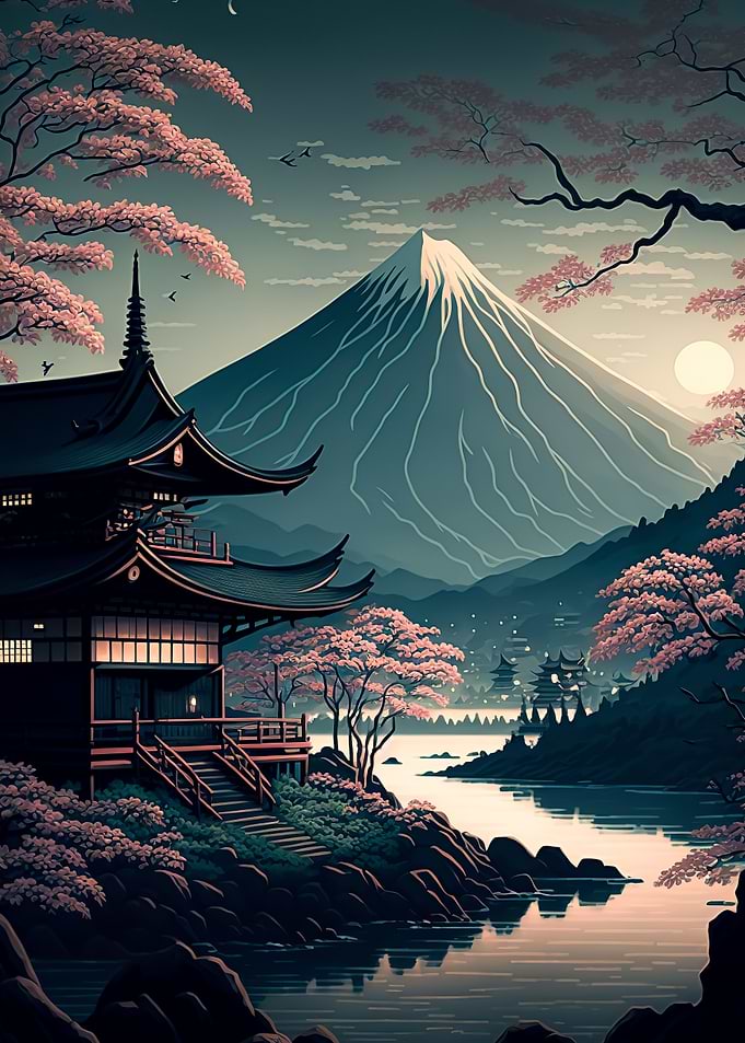 Japanese pagoda