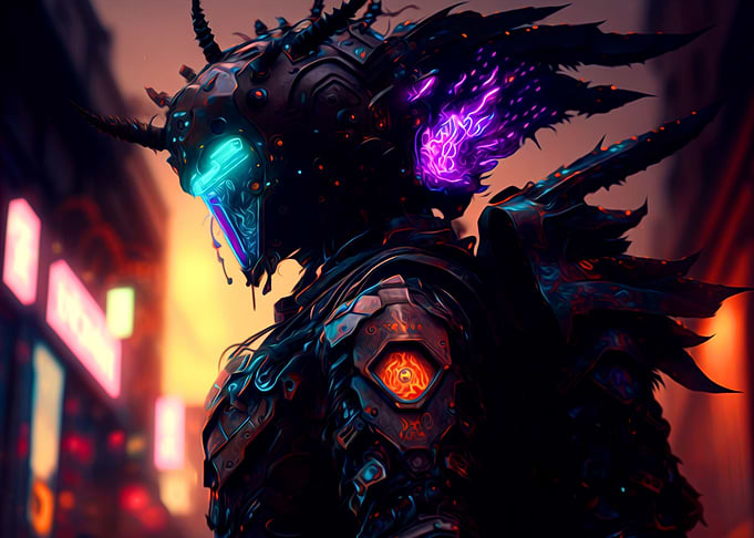 Cyberpunk Warrior