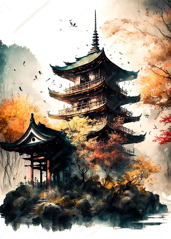 Japanese pagoda