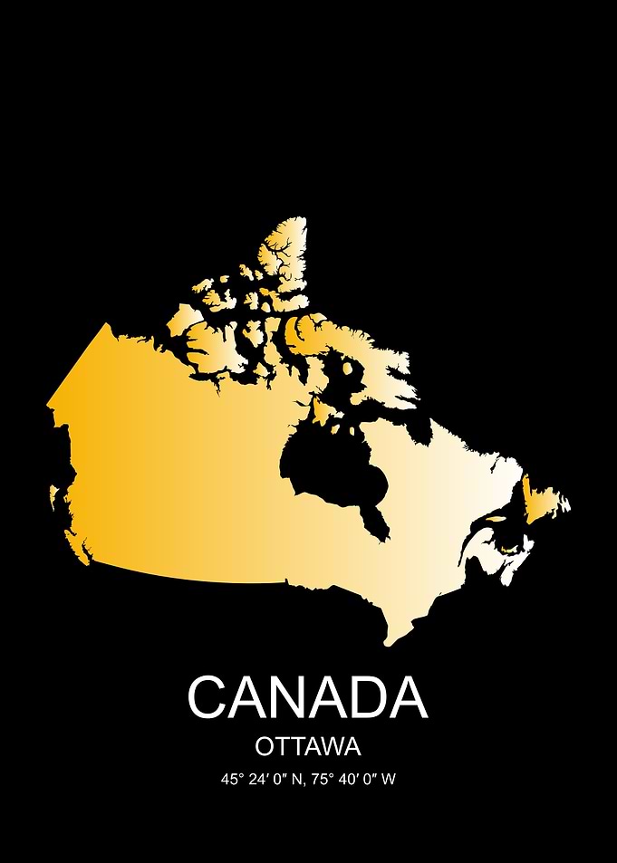 Canada City Map