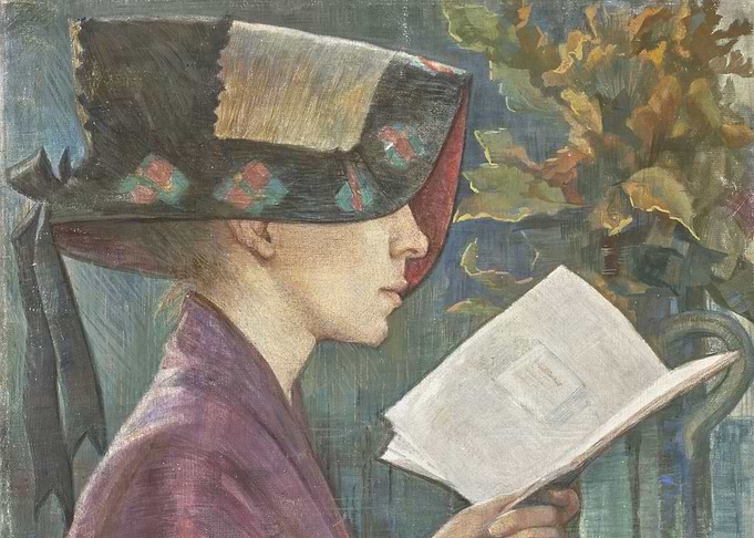 Young woman with hat