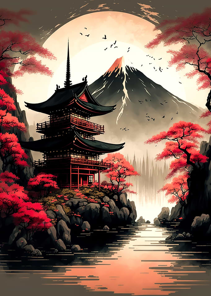 Japanese pagoda