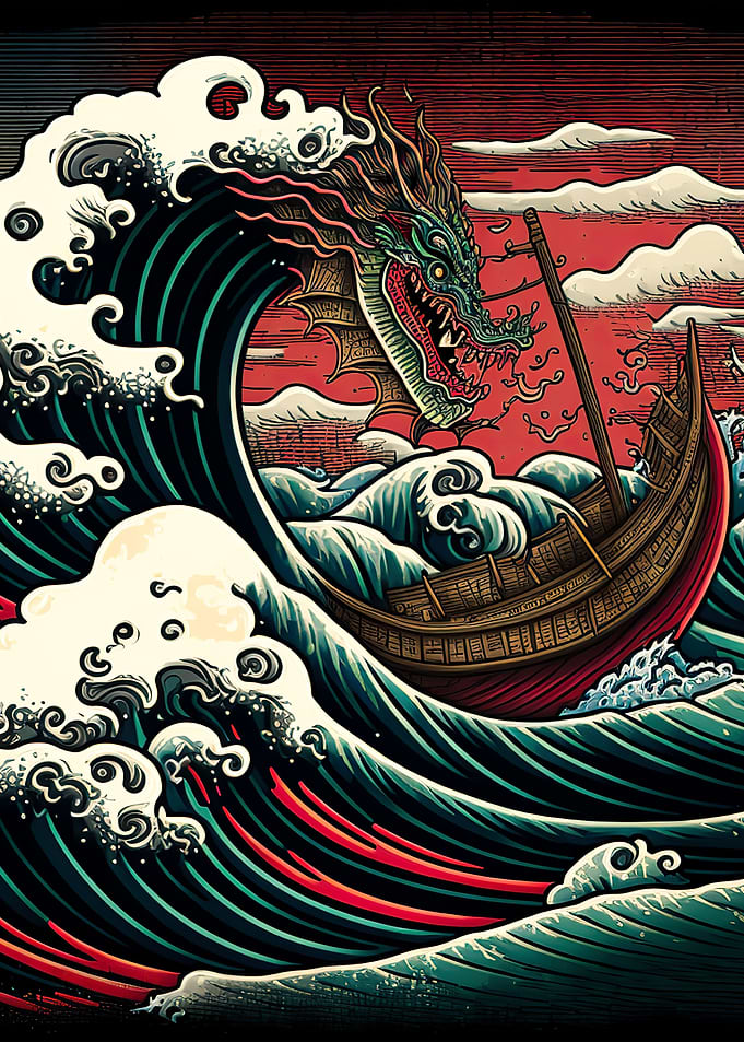 Dragon off Kanagawa
