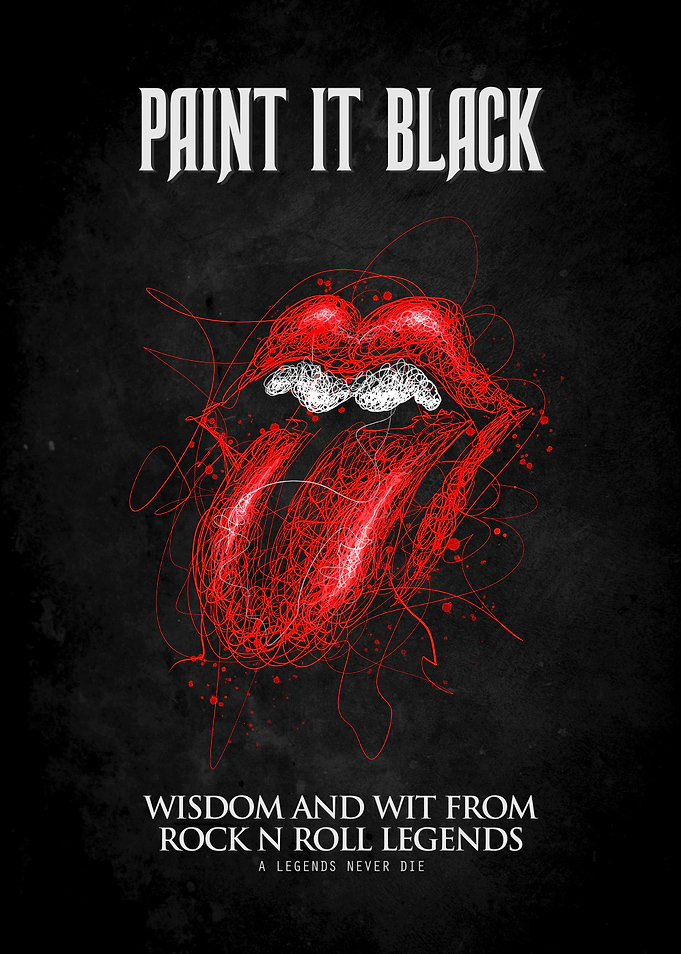 paint it black scribbleart