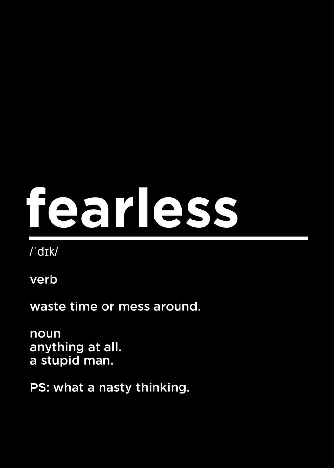 fearless definition