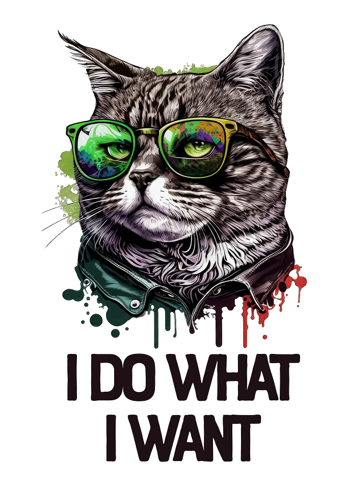 I Do What I Want Cat