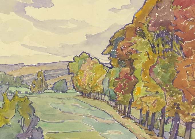 Country road in Hersfeld