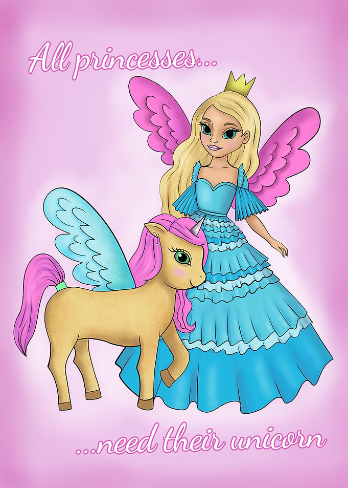 Angel Princess withUnicorn