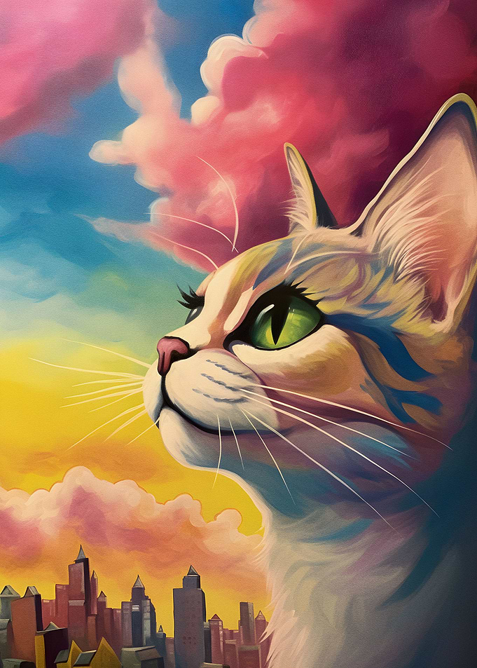 Close up cat