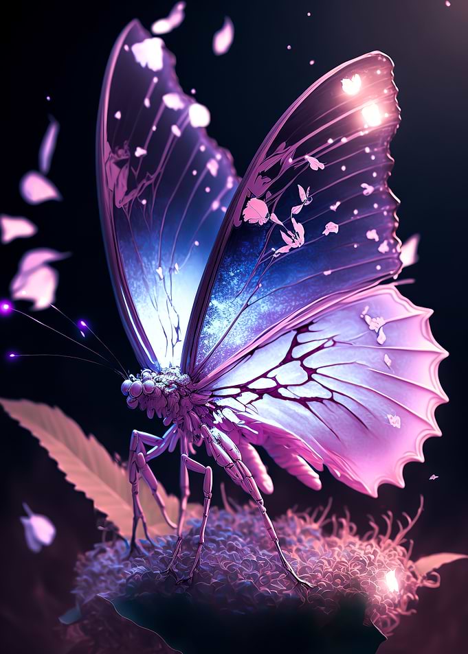 Butterfly neon