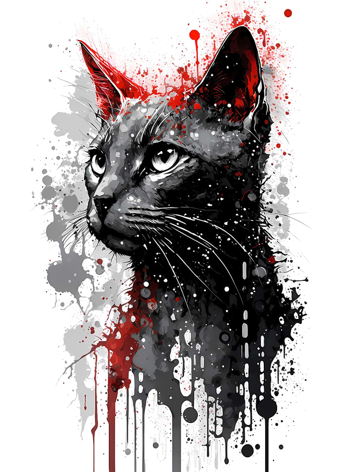 Russian Blue Portrait