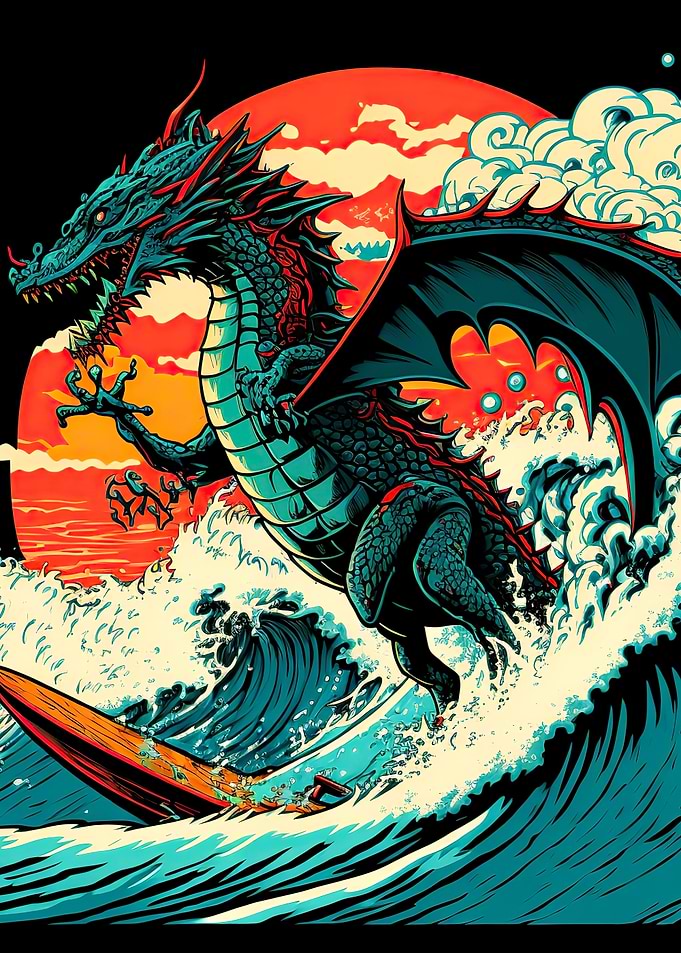 Dragon off Kanagawa