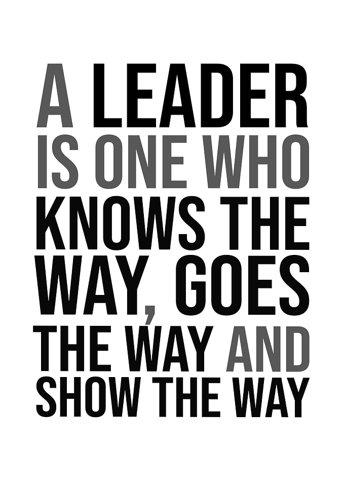 a true leader