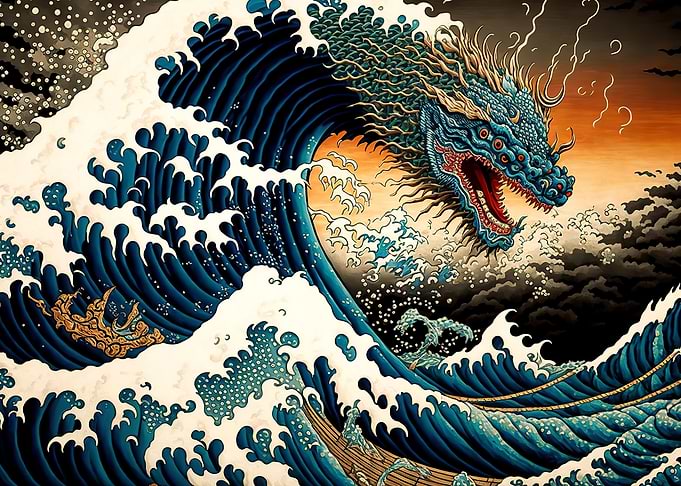 Dragon off Kanagawa