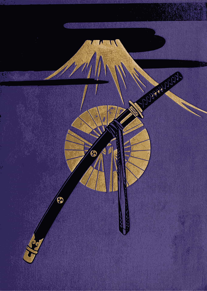 Purple Fuji Katana