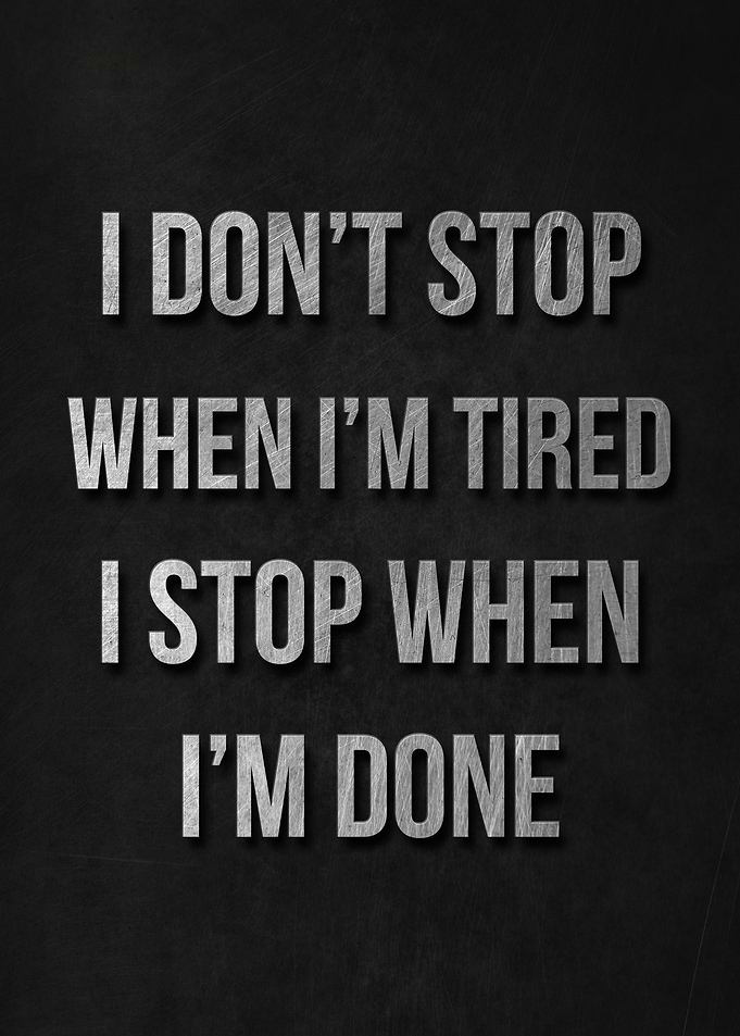 Dont stop Quote