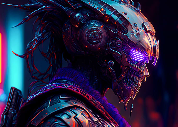 Cyberpunk Warrior