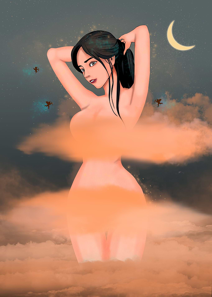 goddess angel of the sky