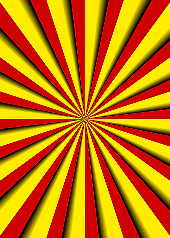 Pattern radial stripes cir