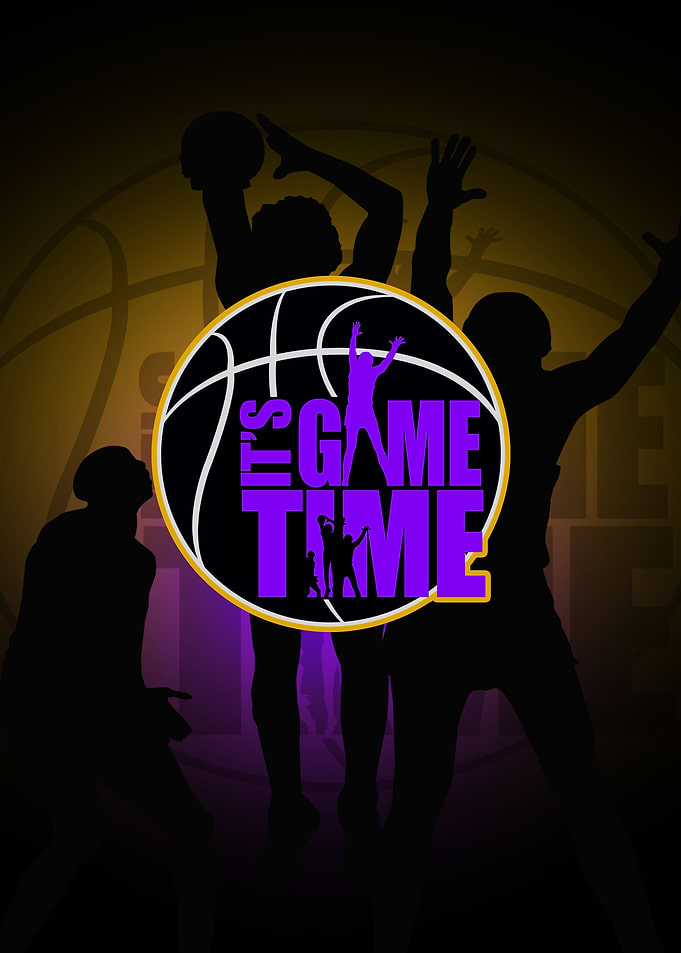 Its Game Time Purple Gold