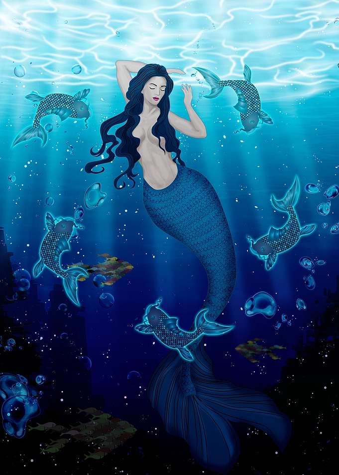 mermaid angel