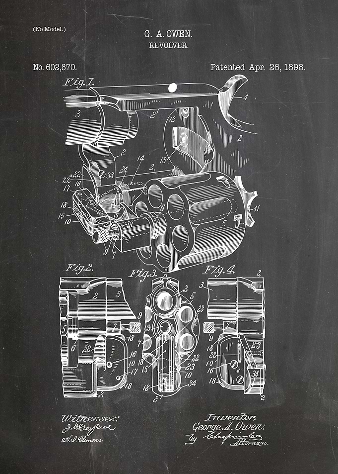 Revolver loading patent