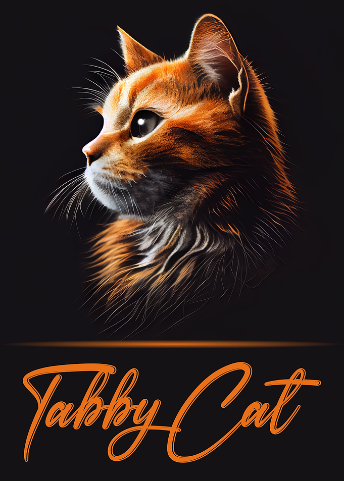 Tabby Cat Portrait