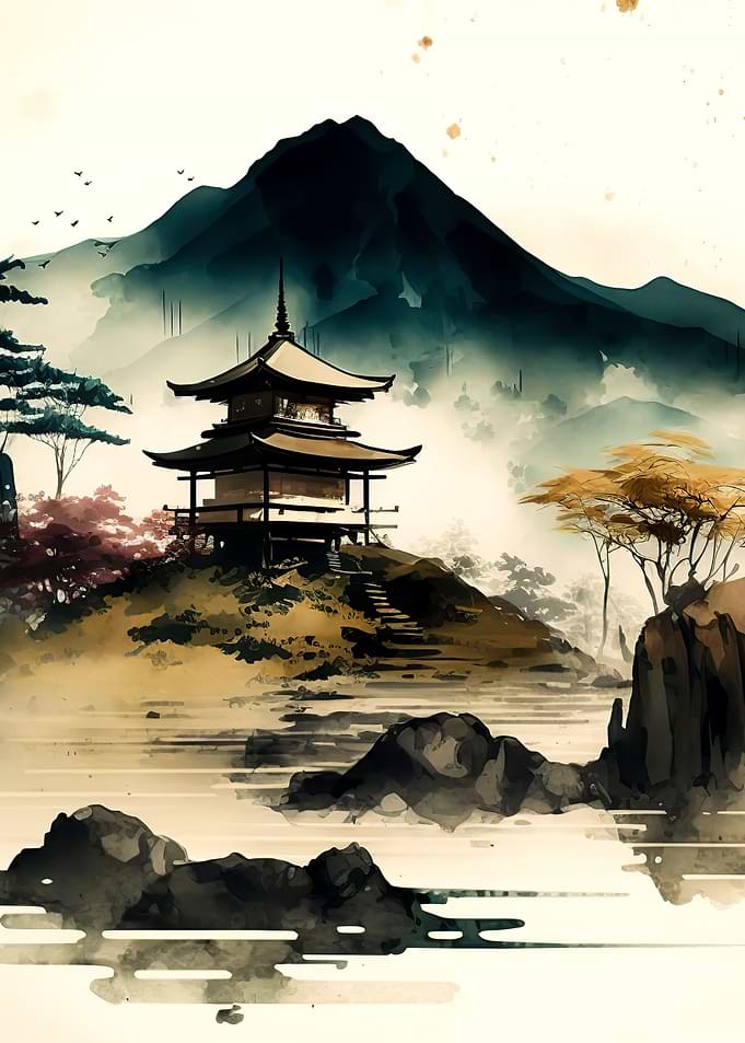 Japanese pagoda